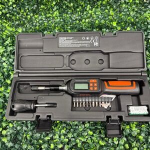 VEVOR Digital Torque Screwdriver Wrench 0.3-8N.m DSM1-100008B Bit Set & Case